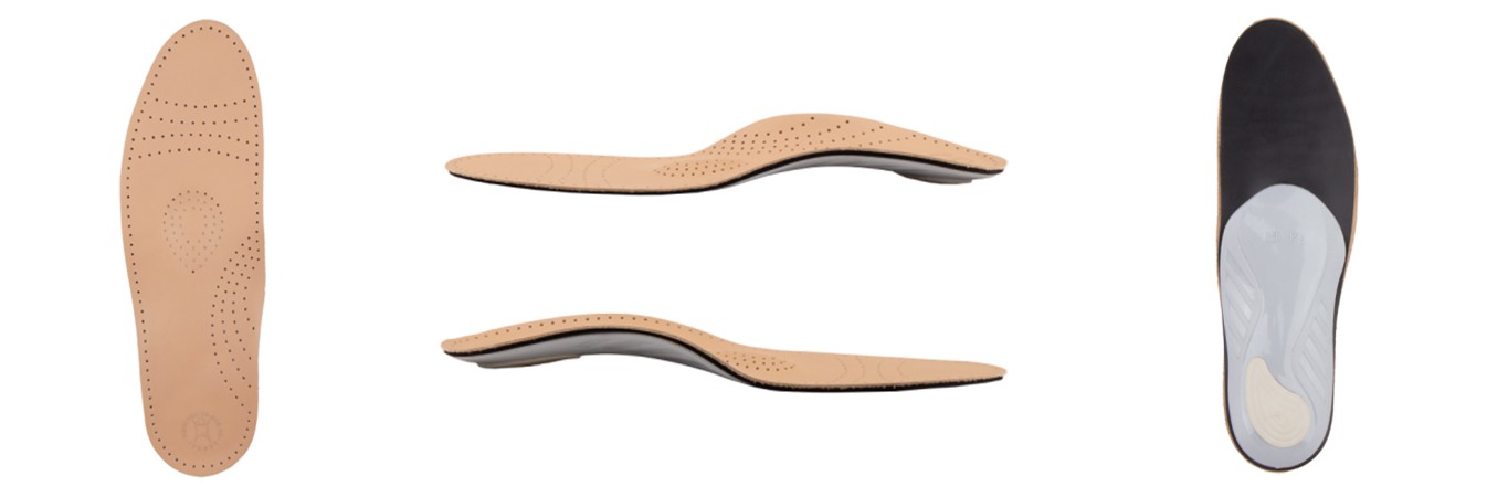 Ортопедические стельки для закрытой обуви с пяточным амортизатором СТ-104.1