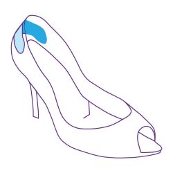 Протекторы на задник обуви СТ-57  Trives