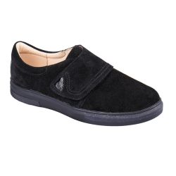 DTD-330 (цв.5-черный велюр, 36) Полуботинки ортопедические малосложные