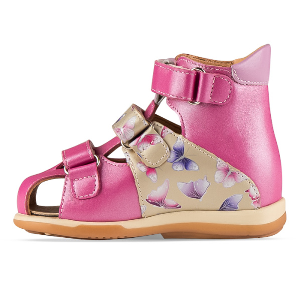 Высокие ортопедические сандалеты с закрытым носком TW-274-21  Twiki