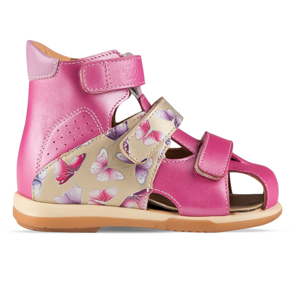 Высокие ортопедические сандалеты с закрытым носком TW-274-21  Twiki