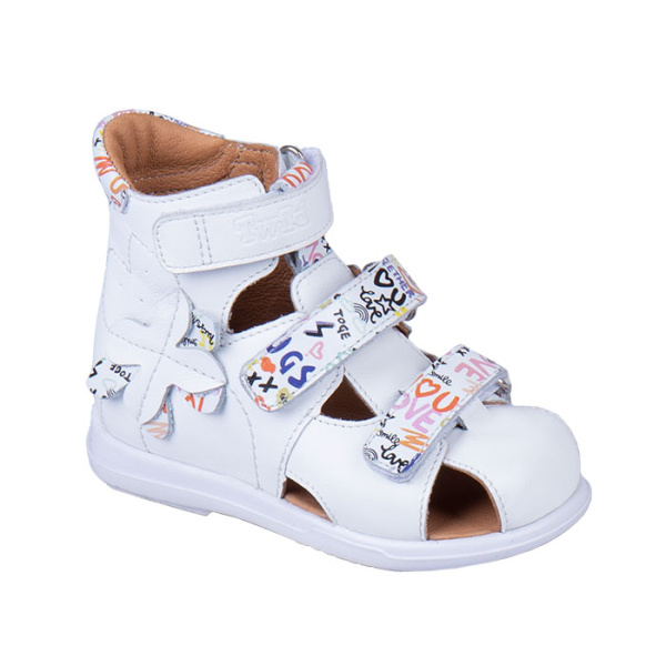 Высокие ортопедические сандалеты с закрытым носком TW-274-19  Twiki