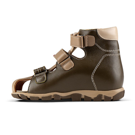 Высокие ортопедические сандалеты с закрытым носком TW-272-20  Twiki